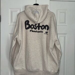 New Balance Boston Puff Print Hoodie